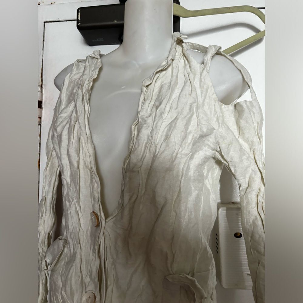 Area Barbara Bologna rare cutout dress shirt vintage blouse y2k top